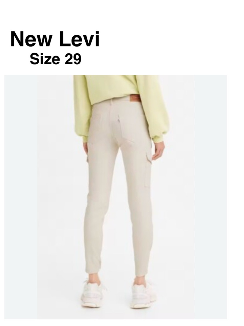 New LEVI 721 SKINNY UTILITY ANKLE JEAN  Size 29 ⭐️⭐️⭐️⭐️